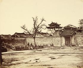 清代广州老照片， 大尺寸，拍摄时间：1860年，老照片复制，限量编号版