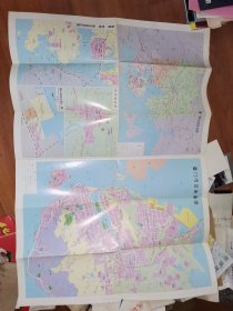厦门旅游地图（1998年第一版一印）老地图