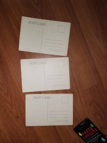 3张九十年代平民美女明信片（合售）空白未填