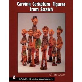 英文原版 从零开始雕刻漫画人物 Carving Caricature Figures From Scratch 雕刻工艺类书籍