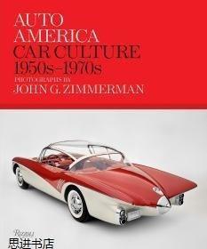英文原版 美国汽车文化：1950s-1970s Auto America : Car Culture 产品设计