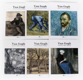 英文原版 Van Gogh梵高作品集星夜向日葵有乌鸦的麦田 梵高画册手绘插画素描手稿画集临摹画册