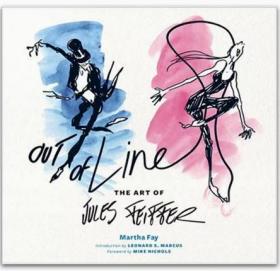 英文原版 OutofLine：The Art of Jules Feiffer 菲勒绘画作品集 Martha Fay 插画艺术画册