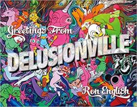 英文原版 Greetings from Delusionville   幻鎮(zhèn) 超現(xiàn)實主義幻想畫冊 一部顛覆性的搖滾歌劇畫冊
