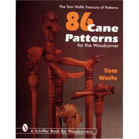 木雕师用的藤条图案 86 Cane Patterns For The Woodcarver 木工手作类书籍