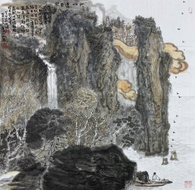 得自作者本人，终身保真           田洪玮，字佳石，1969年生，河北深州人，居北京，职业画家。2014年入北京画院学习，师从谢永增先生。中国美术家协会会员；中国工笔画学会会员；河北省美术家协会会员；河北美术教育学会理事。