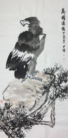 得自作者本人，终身保真（有合影）       罗中伟，1964年生，内蒙古通辽市人，就职于通辽市群众艺术馆。毕业于鲁迅美术学院，中国美术家协会会员，北京国画艺术家协会副秘书长；中国当代美术研究院画家；北京市丰台区美协会员；中级职称。