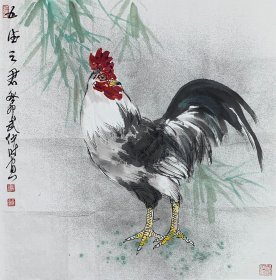 得自作者本人，终身保真（有合影）         武仲时，1957年生，辽宁营口大石桥市人，文广局工作。现为中国美术家协会会员，辽宁省美术家协会会员，大石桥市文联副主席，大石桥市美协秘书长。