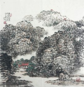 得自作者本人，终身保真（有合影）      李西京，1958年出生于陕西省汉中市洋县。毕业于宁夏大学美术系，结业于中央美术学院。中国美术家协会会员，武警部队书画研究院研究员，国家民族画院特聘画家，宁夏美术家协会原理事，中国画艺术委员会副秘书长，宁夏文史馆研究员。武警宁夏总队文化工作站原站长，大校警衔。