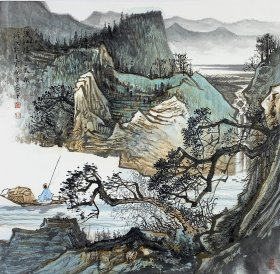 得自作者本人，终身保真（有合影）        蒋平 (平子) 生于1984年，广西桂林人，中国美家协会会员，中国工笔画学会会员，广西美术家协会会员，广西工笔画学会理事，牛頭画社创作部主任，中国画创作研究中心创作员。2014年入黎东明书法工作室学习书法。2017年读于北京中国画创作研究中心。