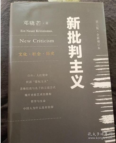 新批判主义全新增订精装本邓晓芒代表作点破当代“学术专家”的迷惑性谎言给你一个毒辣眼光不