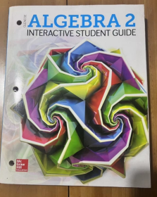 Glencoe - Algebra 2 - Interactive Student Guide 代数2 - 互动式学生指南 英文版 383页