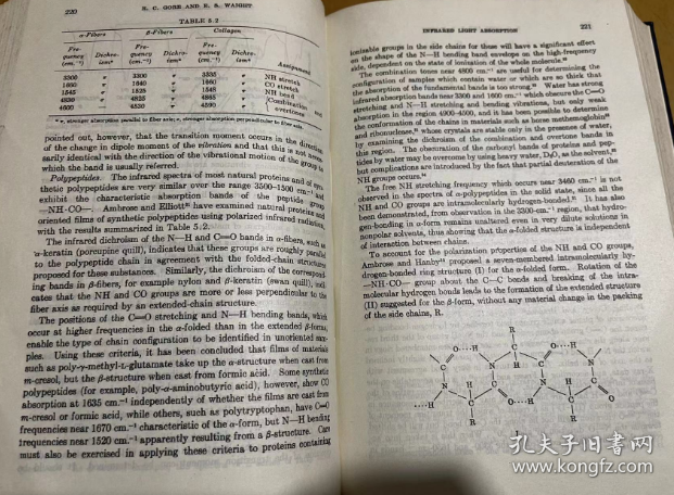 1955年 有机结构的物理辩定法  精装