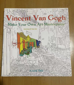 Vincent Van Gogh  文森特梵高 艺术插图作品涂鸦填色绘画 未裁本