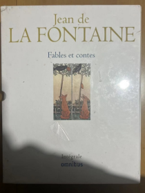 Jean de La Fontaine 让·德拉方丹 法国古典文学的代表作家之一 精盒装 塑封 法文版 超厚 Fables et contes