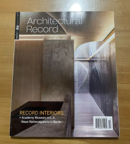 Architectural Record 《建筑实录》2021年10月 建筑室内设计 英文版