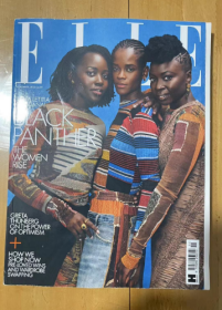 ELLE 英国版 2022年11月刊 时尚生活服饰美容摄影艺术杂志 LUPITA,LETITIAND DANAI封面  露皮塔 莉蒂娅和丹娜克 封面