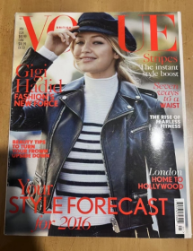 VOGUE 英国版 2016年1月 时尚生活服饰美容摄影艺术 特价处理