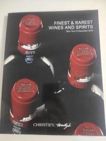 清仓 CHRISTIE'S 佳士得2019年12月纽约拍卖会 最优质、最稀有的葡萄酒和烈酒专场 FINEST&RAREST WINES AND SPIRITS