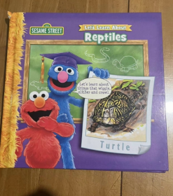 SESAME STREET Let’s Learn About Reptoles  SESAME STREET让我们了解爬行动物 儿童英文绘本故事 英语学习 精装本