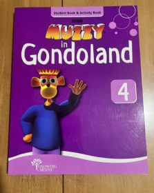 MUZZY in Gondoland  Student Book &Activity Book 4 迷糊的贡多拉 4 学生用书 英语学习 16开  平装