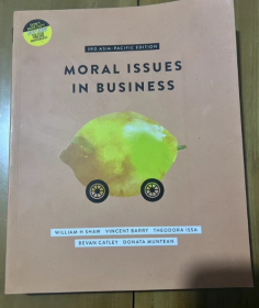 Moral Issues in Business with Student Resource Access 12 Months 3rd 商业道德问题与学生资源访问12个月  英文版 以学生易于理解的方式呈现最新的伦理见解和思想