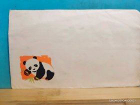 FP57-0032  1974年    美术《熊猫》 手递封   带原信  一通二页 （写给当兵的未婚夫的家书 ）