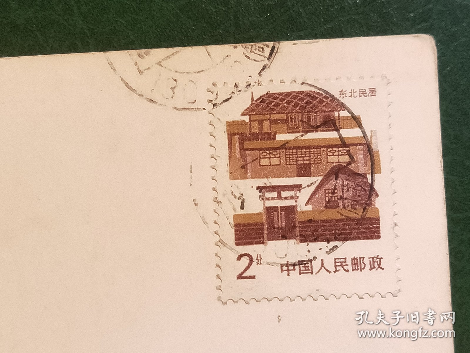 FP51-3210  1987年   美术 《漱玉泉》  明信片  实寄片  中国旅游出版社