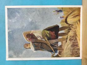 FP31-0151  五十年代   《前苏联  名画》 明信片