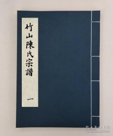 【提供资料信息服务】竹山陈氏宗谱_,全28册