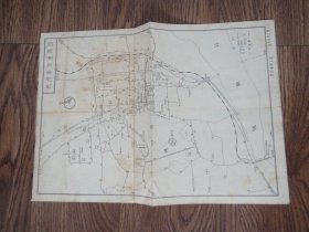 杭州市交通简图 1967年版 缺语录