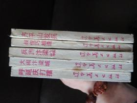 小将呼延庆   一套5册全，书非常干净，无任何涂画、缺损