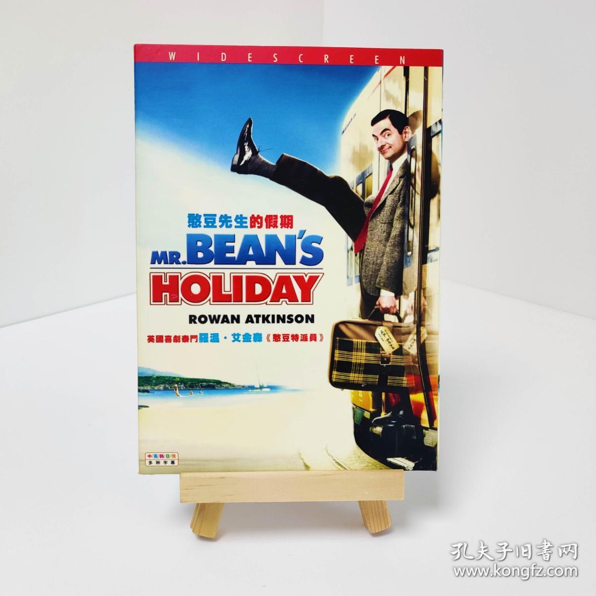 盒装 憨豆的黄金周 Mr. Bean's Holiday 带中字 电影 DVD