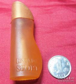 旧瓶90年代购正品小样版ESCADA SPORT香水带原装橙色玻璃瓶子保真品旧货物件 趣味收藏化妆美容盛具 XS88