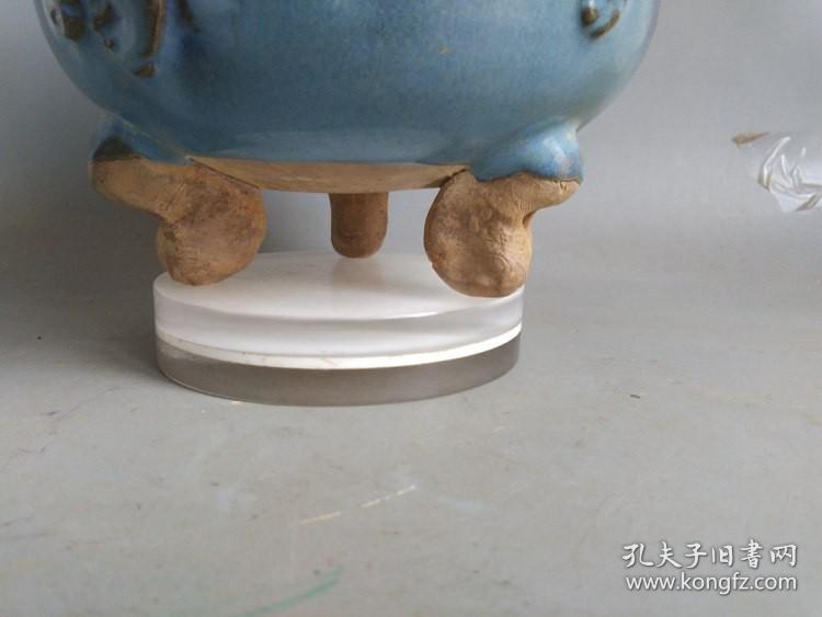 点击查看原图 少见的元代传世钧窑瓷炉    ·