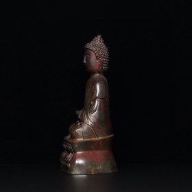 精品旧藏老铜器【大日如来佛】摆件，工艺精湛，包浆老道，细节如图，高*宽*厚：23.8*13.6*9.8厘米，重：1162克，特价1140出，代理加价转图！