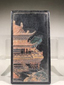 徽州墨纶阁，重约510g，19.5×10×1.8cm。批发价266，可以用的墨，砚，墨！文玩，