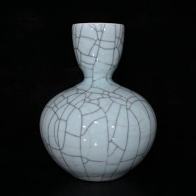 清代哥窑开片瓶2（28.5×21cm¥432