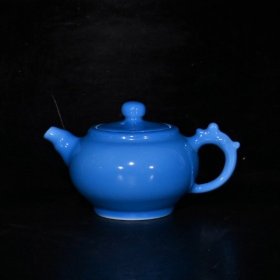 大清雍正宝石蓝壶1（7.5×14cm¥400