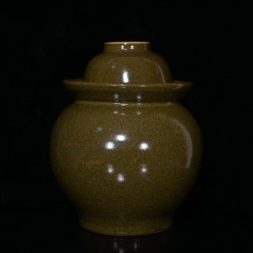 清代茶叶末腌菜罐（29×23cm¥160