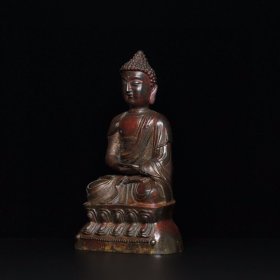精品旧藏老铜器【大日如来佛】摆件，工艺精湛，包浆老道，细节如图，高*宽*厚：23.8*13.6*9.8厘米，重：1162克，特价1140出，代理加价转图！