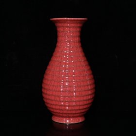 宋代汝窑开片玉壶春瓶（22.8×12cm¥160