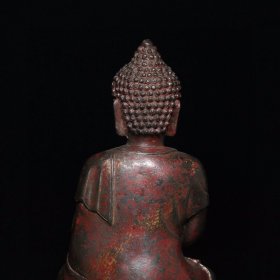 精品旧藏老铜器【大日如来佛】摆件，工艺精湛，包浆老道，细节如图，高*宽*厚：23.8*13.6*9.8厘米，重：1162克，特价1140出，代理加价转图！