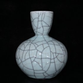 清代哥窑开片瓶1（27×21cm¥432