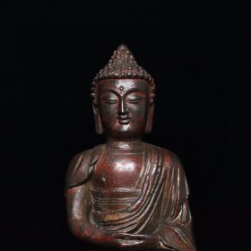 精品旧藏老铜器【大日如来佛】摆件，工艺精湛，包浆老道，细节如图，高*宽*厚：23.8*13.6*9.8厘米，重：1162克，特价1140出，代理加价转图！
