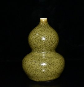 清代乾隆茶叶末釉小葫芦瓶【 11x8cm 】¥160