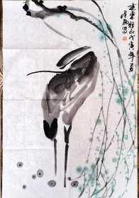 工艺美术大师、中国工艺美术学会会员、景德镇陶瓷名家——吴能《花鸟》，1998年作