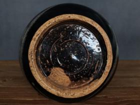 乡下收的宋代吉州窑玉壶春线条瓶尺寸16X32.5厘米