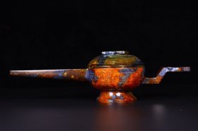 乡下收的汉代和田玉壶长31宽10高9厘米