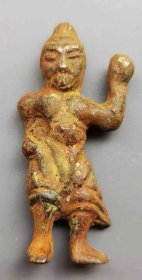 古代青铜小立佛（早期佛像）